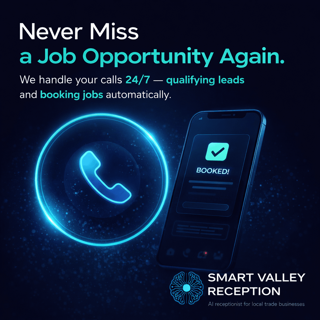 Smart Valley Reception – Never Miss a Job Opportunity Again social post