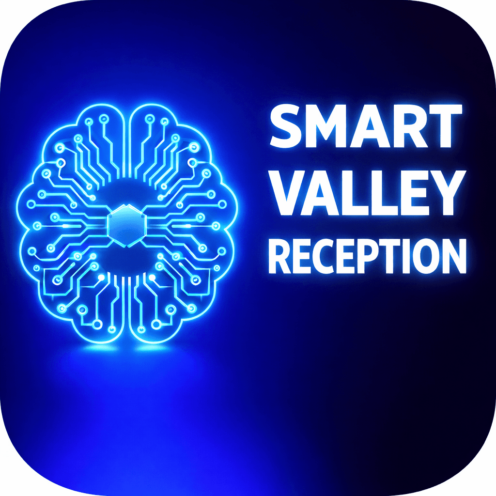 Smart Valley Reception Facebook Profile Picture - stacked SVR text vibrant design
